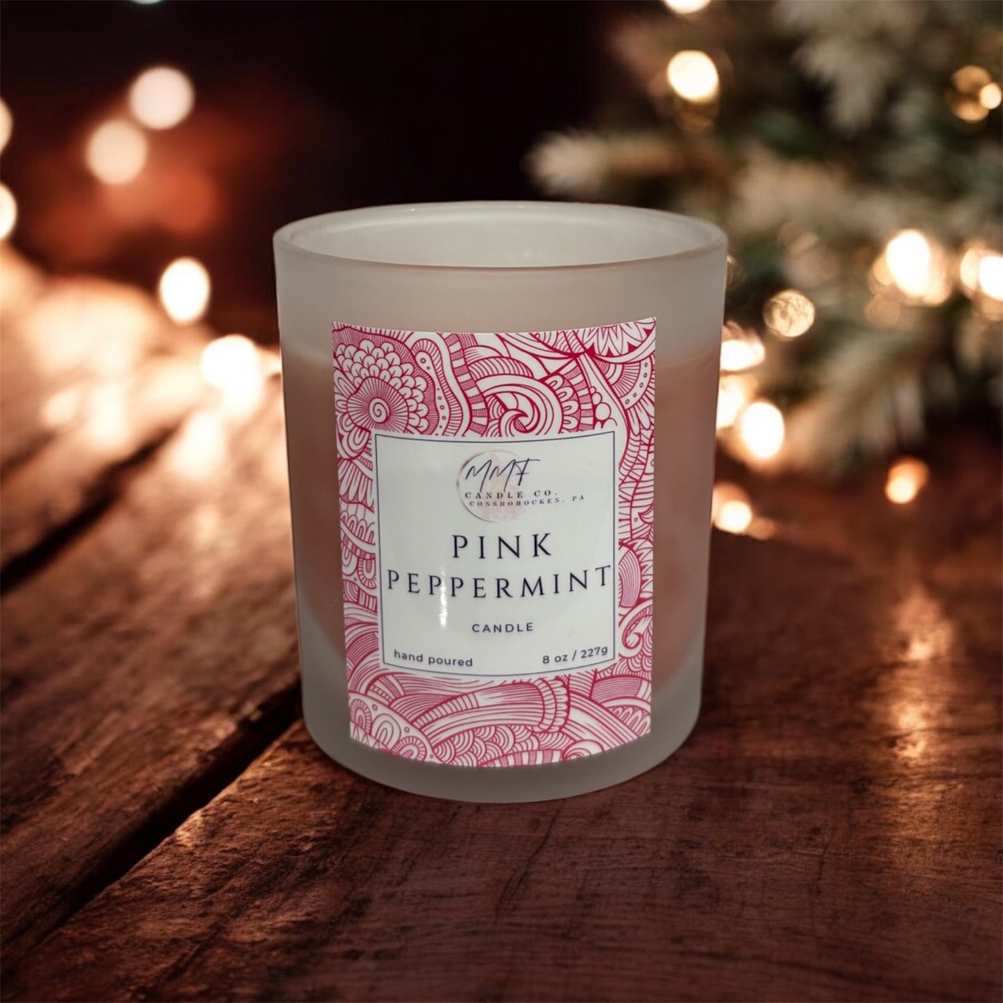 Pink Peppermint Snow